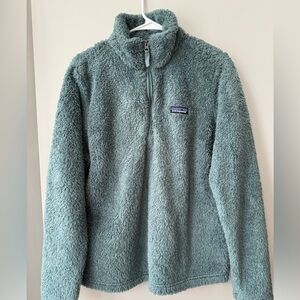 Patagonia Women’s Los Gatos 1/4 Zip Fleece Pullover Teal Size Large